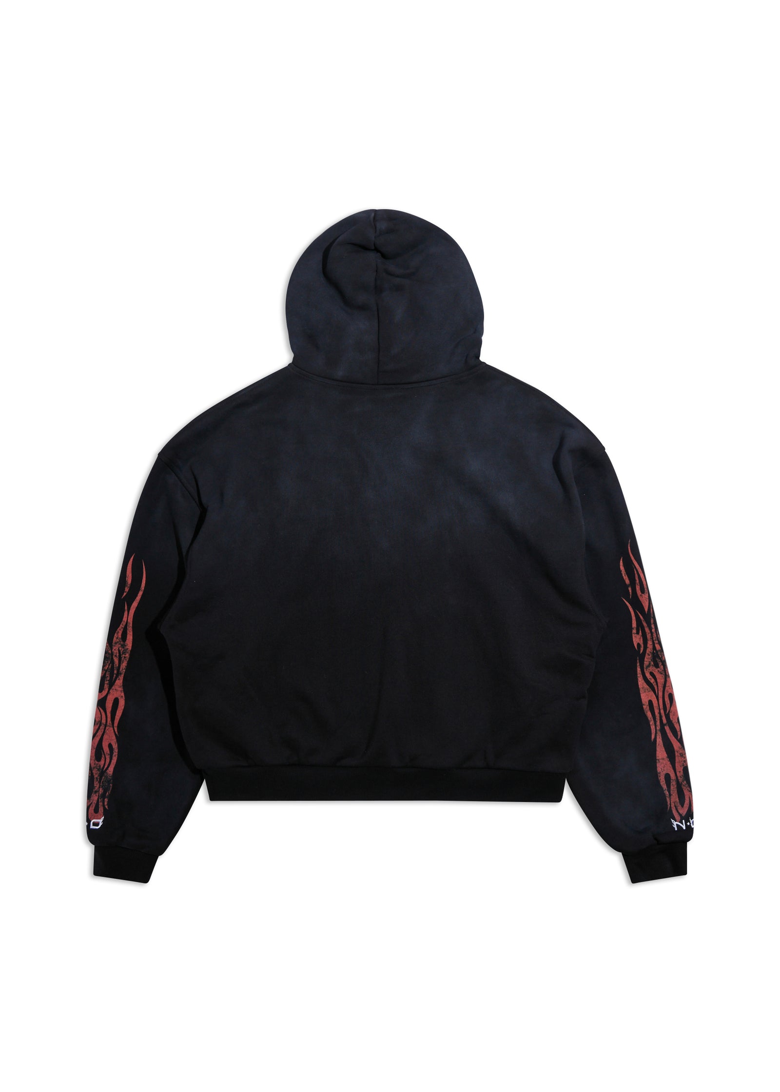 FLAME LOGO FULL ZIP HOODIE