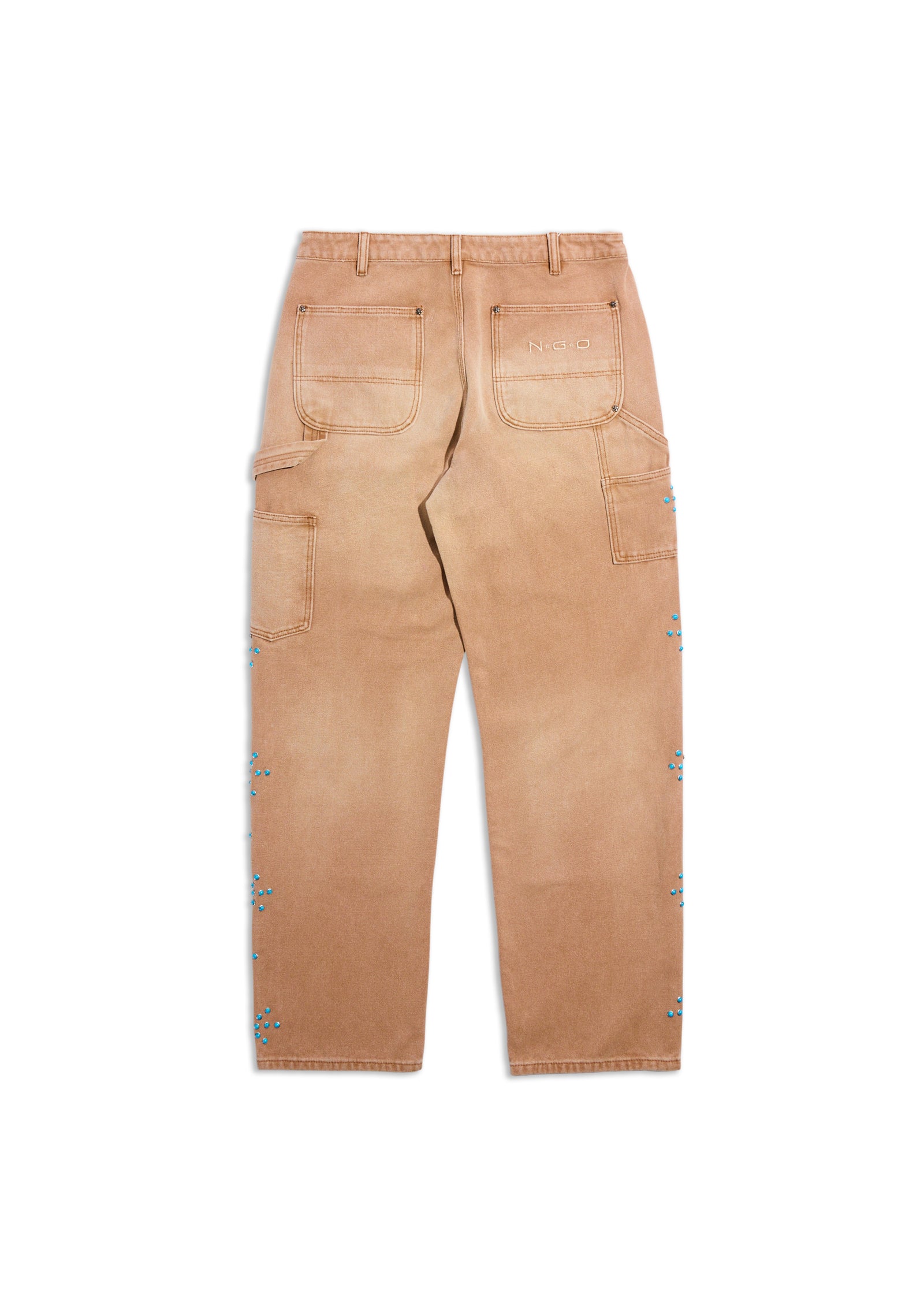 TURQUOISE DOUBLE KNEE PANT
