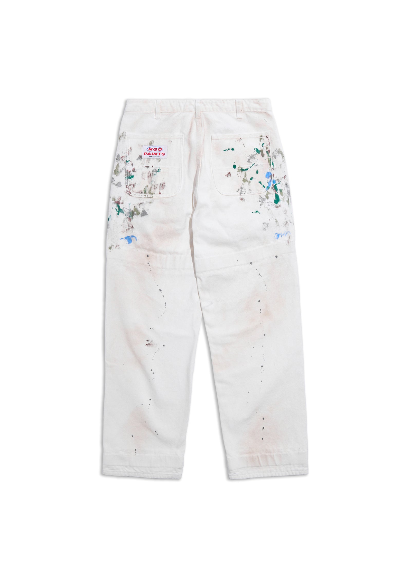 STRAPPED PAINTER PANTS