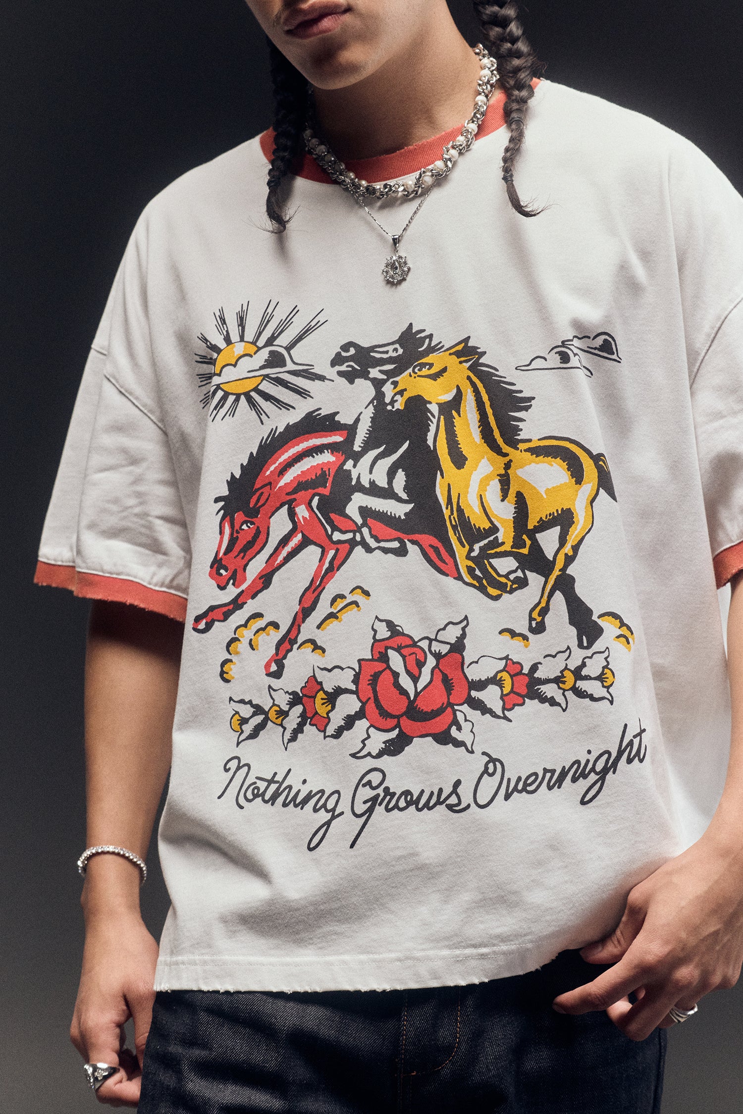 SKY HORSE RINGER TEE