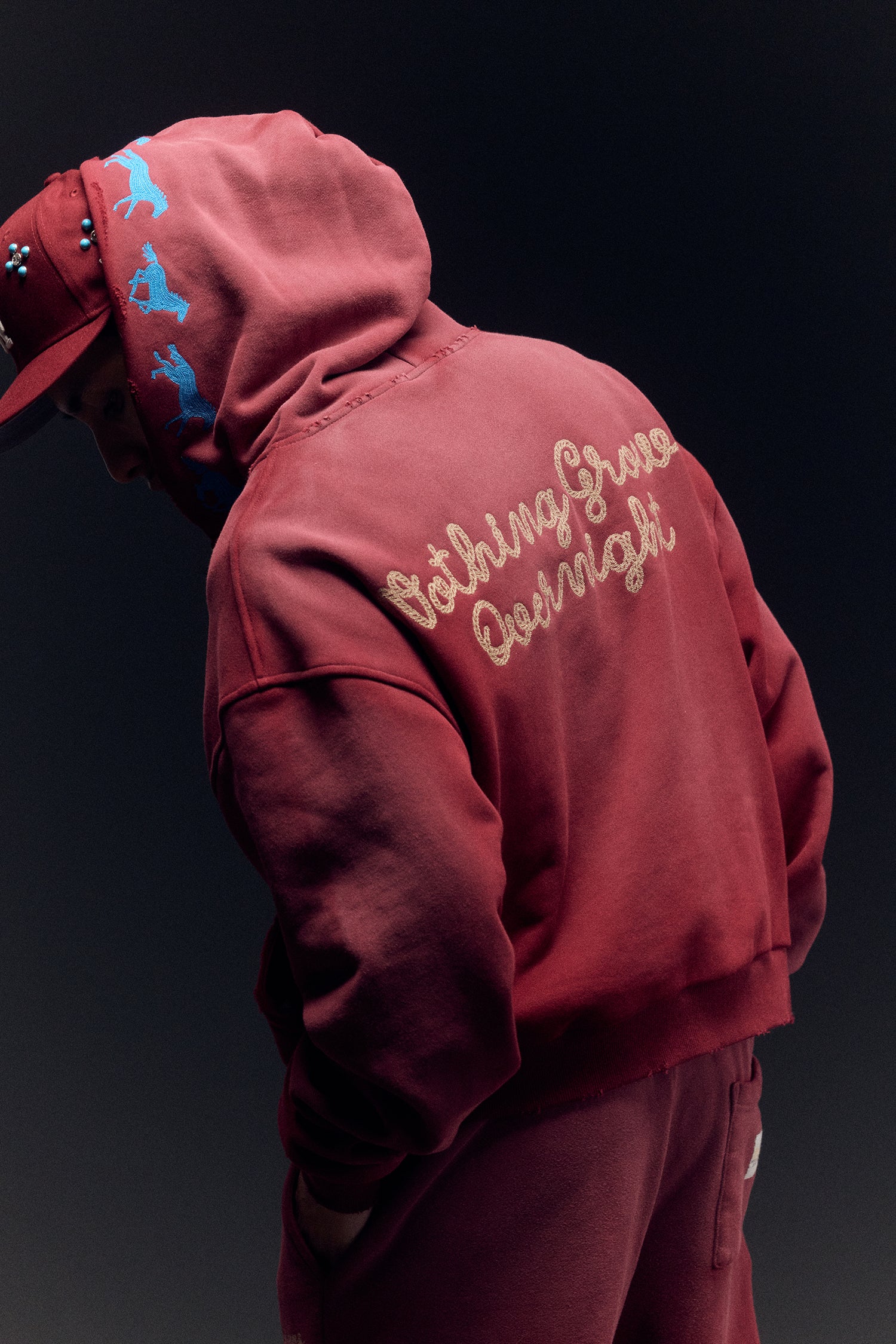 RUNNING HORSE FULL ZIP HOODIE