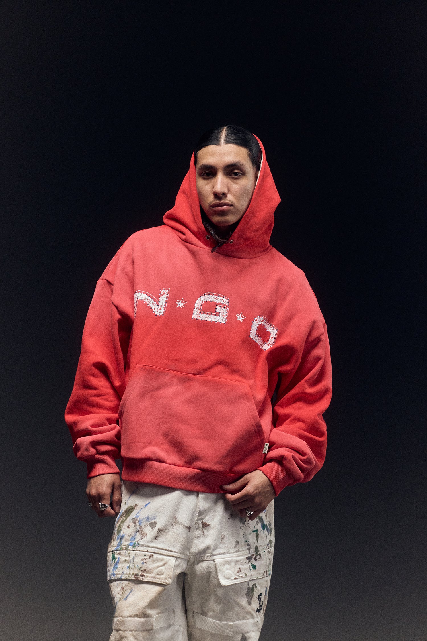 ARCHED PULLOVER HOODIE