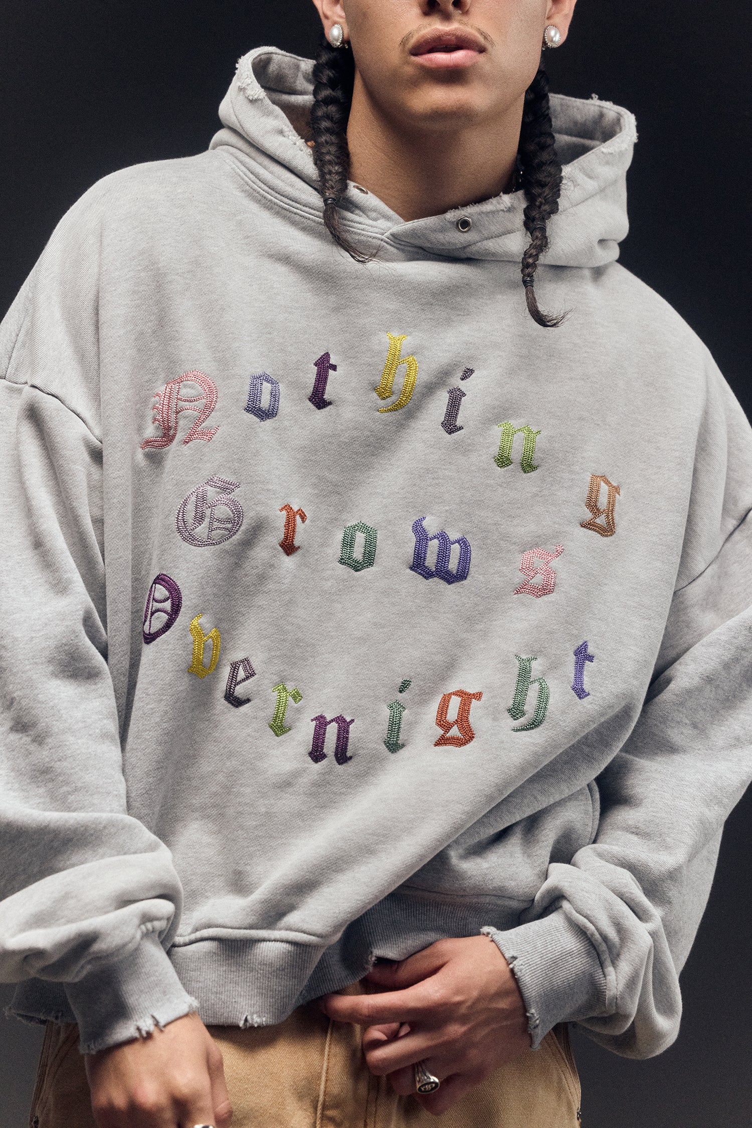 MULTI LETTER HOODIE