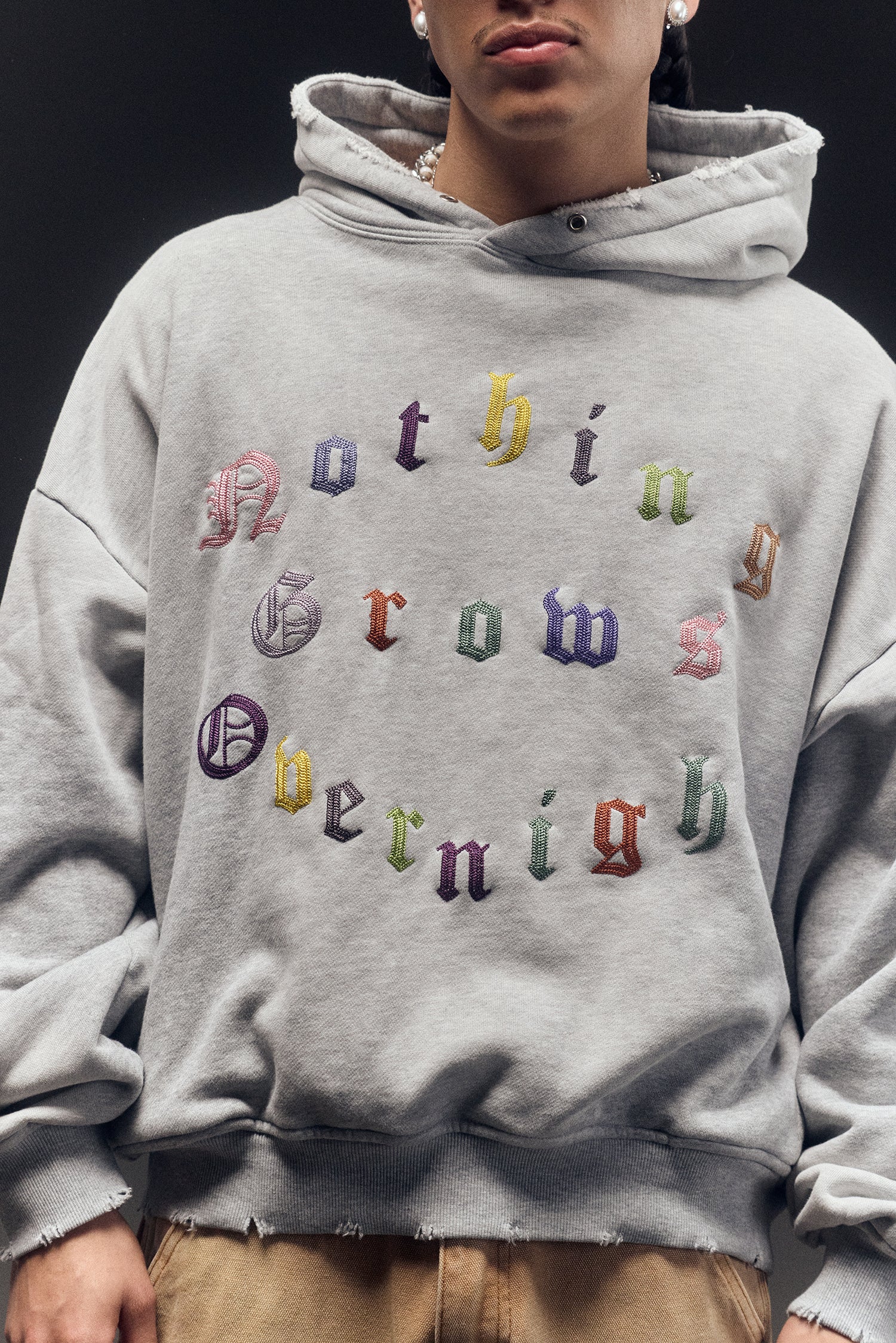MULTI LETTER HOODIE