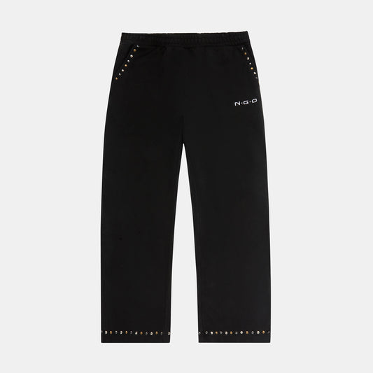 BLACK GREEN SWEATPANTS