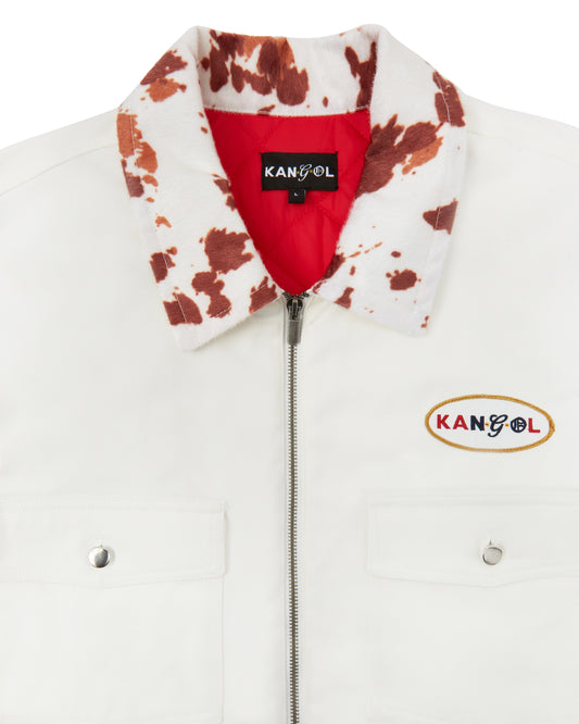 Ka-n-g-o-l White Work Jacket