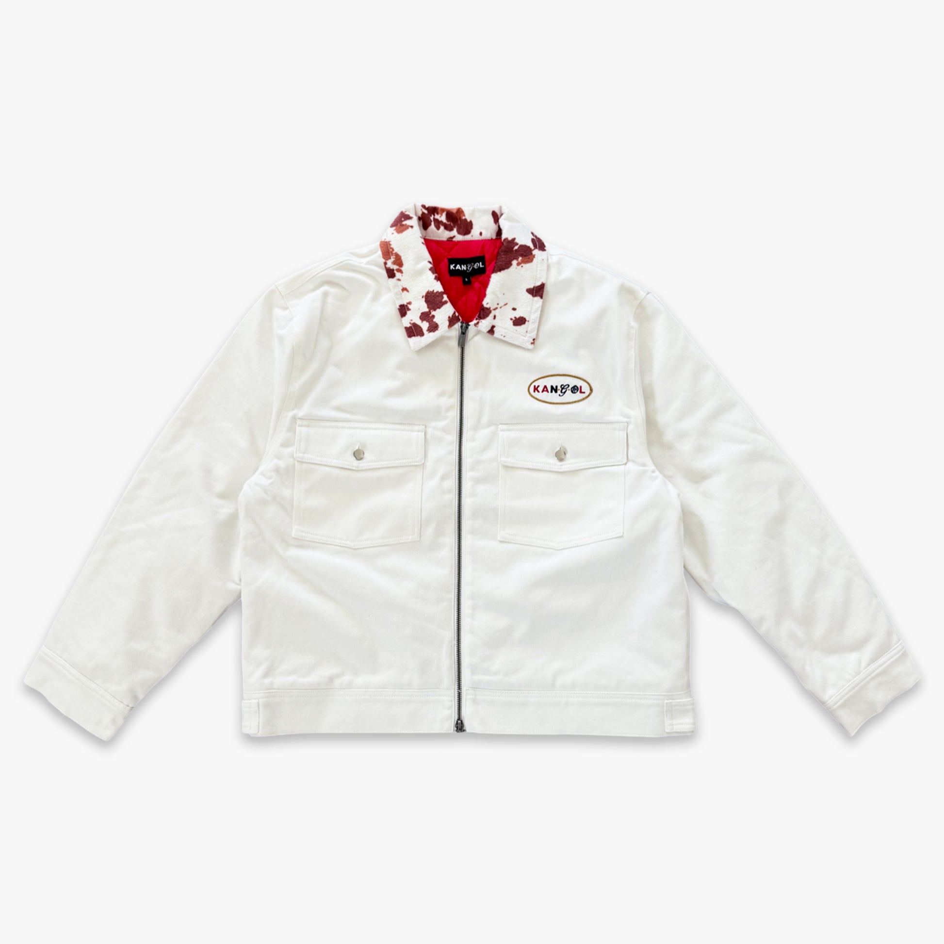 Ka-n-g-o-l White Work Jacket – N⋆G⋆O